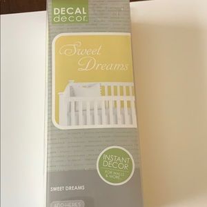 Sweet Dreams adhesive wall decor